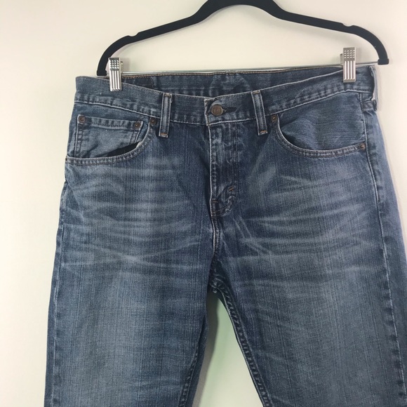 Levi's Dark Fade Wash Denim Men's Jeans 34x30 - Picture 2 of 5